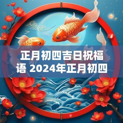 正月初四吉日祝福语 2025年正月初四早安祝福语