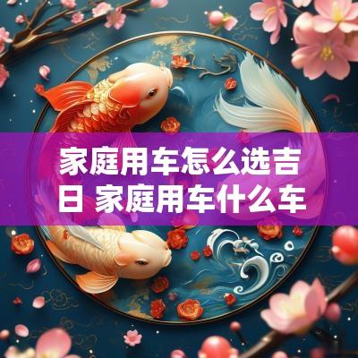 家庭用车怎么选吉日 家庭用车什么车最合适8万左右