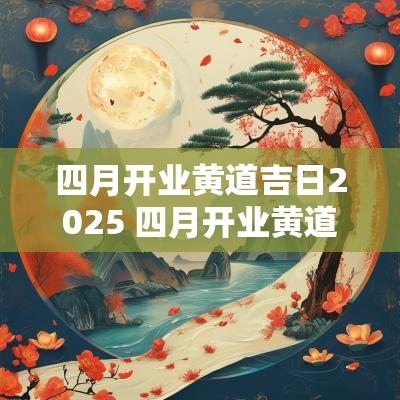四月开业黄道吉日2025 四月开业黄道吉日2025