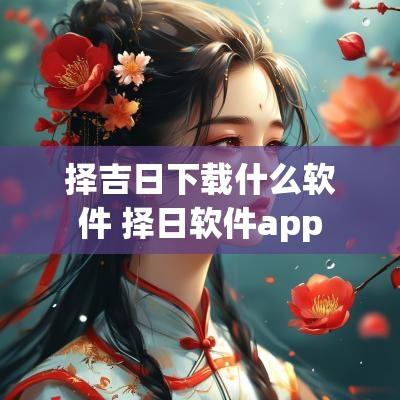 择吉日下载什么软件 择日软件app