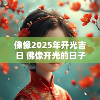 佛像2025年开光吉日 佛像开光的日子有讲究吗