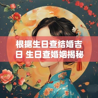 根据生日查结婚吉日 生日查婚姻揭秘怎么查