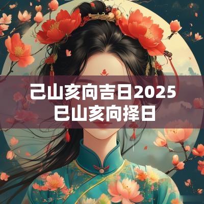 己山亥向吉日2025 巳山亥向择日