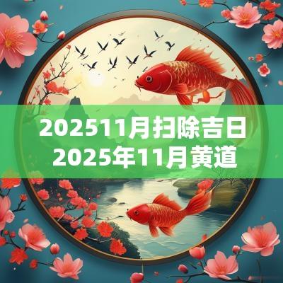 202511月扫除吉日 2025年11月黄道吉日查询
