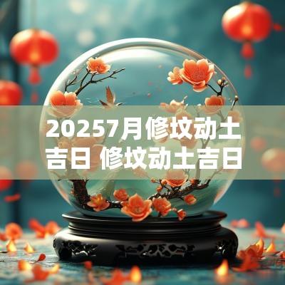 20257月修坟动土吉日 修坟动土吉日查询2025年
