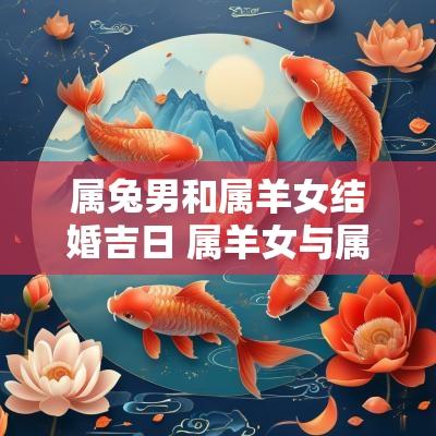 属兔男和属羊女结婚吉日 属羊女与属兔男2025年结婚吉日