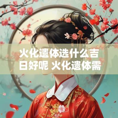 火化遗体选什么吉日好呢 火化遗体需要什么手续