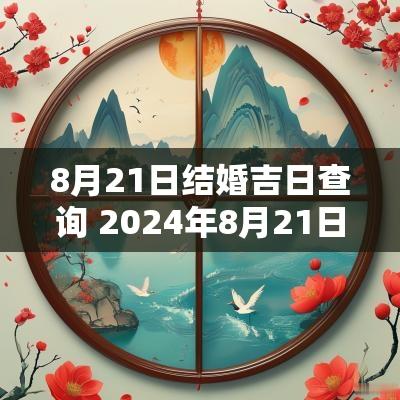 8月21日结婚吉日查询 2025年8月21日结婚好吗