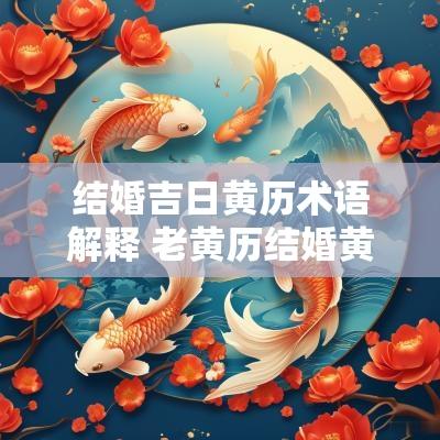 结婚吉日黄历术语解释 老黄历结婚黄道吉日吉时查询