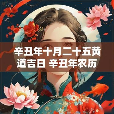 辛丑年十月二十五黄道吉日 辛丑年农历十二月黄道吉日