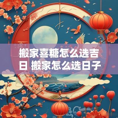 搬家喜糖怎么选吉日 搬家怎么选日子比较吉利