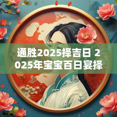通胜2025择吉日 2025年宝宝百日宴择吉日