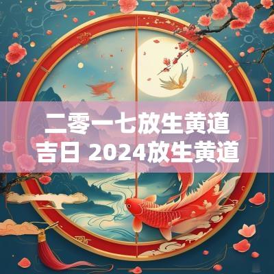 二零一七放生黄道吉日 2025放生黄道吉日查询