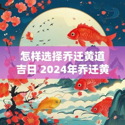 怎样选择乔迁黄道吉日 2025年乔迁黄道吉日一览表