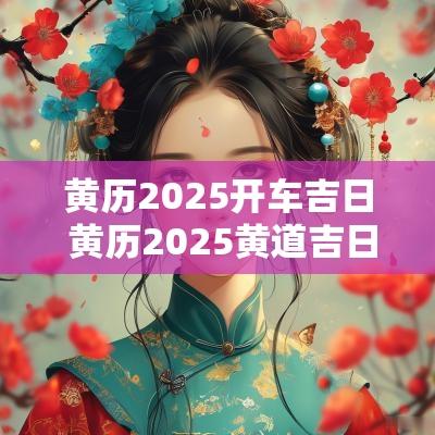 黄历2025开车吉日 黄历2025黄道吉日