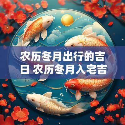 农历冬月出行的吉日 农历冬月入宅吉日查询