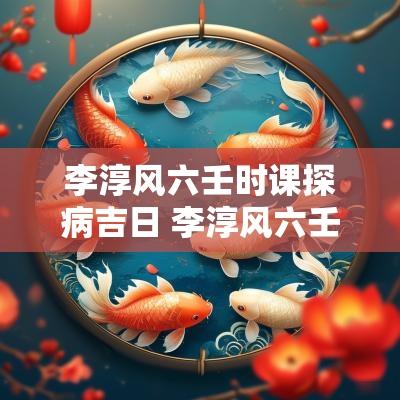 李淳风六壬时课探病吉日 李淳风六壬预测法