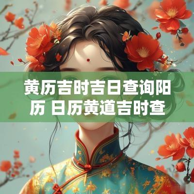 黄历吉时吉日查询阳历 日历黄道吉时查询
