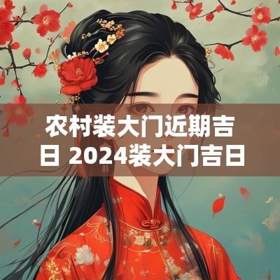 农村装大门近期吉日 2025装大门吉日农历