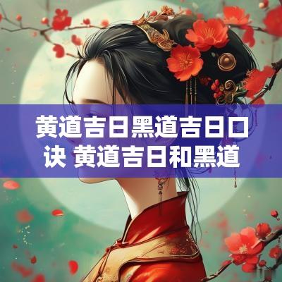 黄道吉日黑道吉日口诀 黄道吉日和黑道凶日的区别