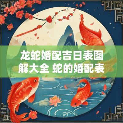龙蛇婚配吉日表图解大全 蛇的婚配表大全