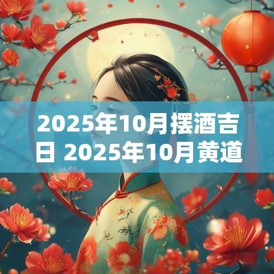 2025年10月摆酒吉日 2025年10月黄道吉日