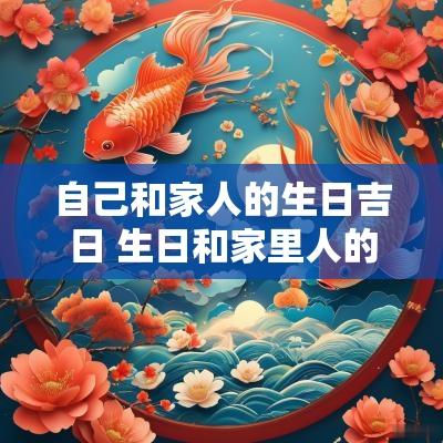 自己和家人的生日吉日 生日和家里人的忌日同一天