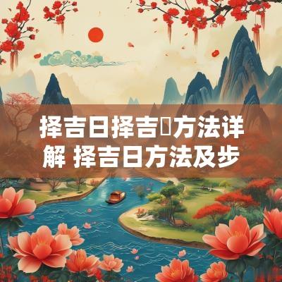 择吉日择吉吋方法详解 择吉日方法及步骤