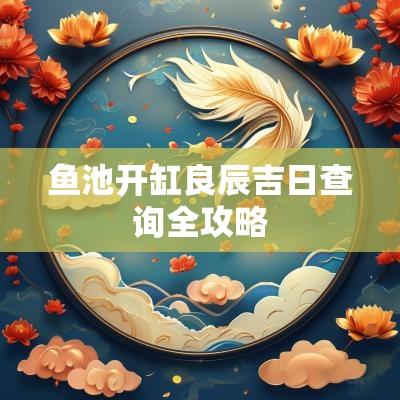 鱼池开缸良辰吉日查询全攻略