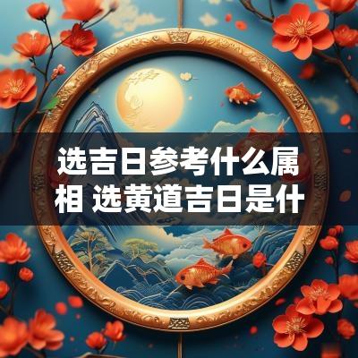 选吉日参考什么属相 选黄道吉日是什么意思呢