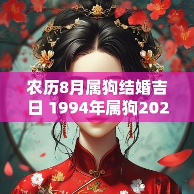 农历8月属狗结婚吉日 1994年属狗2025年农历4月结婚吉日