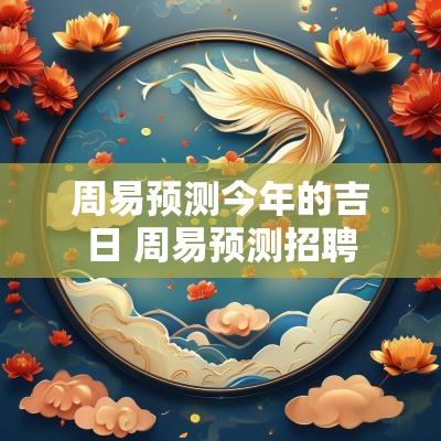 周易预测今年的吉日 周易预测招聘