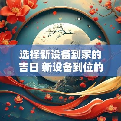选择新设备到家的吉日 新设备到位的说说