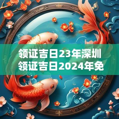 领证吉日23年深圳 领证吉日2025年免费查询