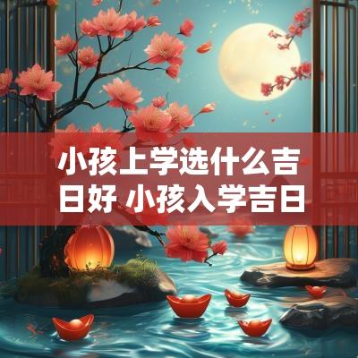 小孩上学选什么吉日好 小孩入学吉日什么选