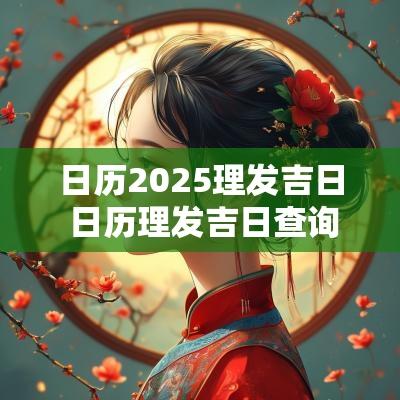 日历2025理发吉日 日历理发吉日查询