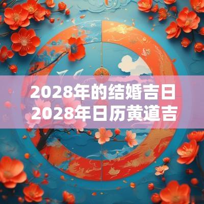 2028年的结婚吉日 2028年日历黄道吉日