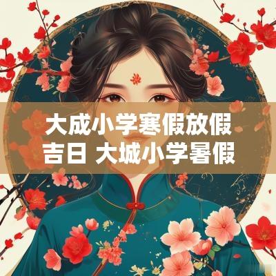 大成小学寒假放假吉日 大城小学暑假时间