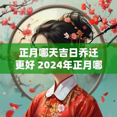正月哪天吉日乔迁更好 2025年正月哪天适合乔迁之喜
