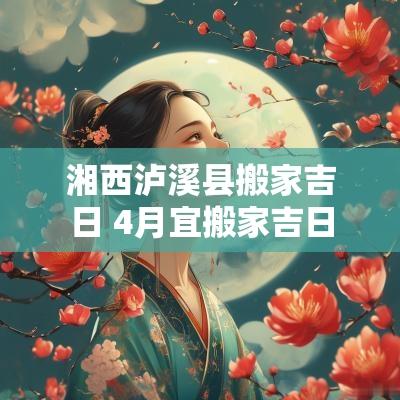 湘西泸溪县搬家吉日 4月宜搬家吉日