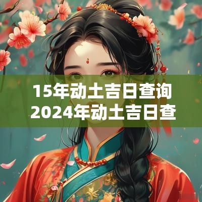 15年动土吉日查询 2025年动土吉日查询