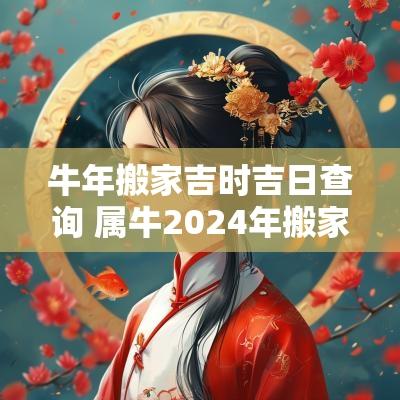 蛇年搬家吉时吉日查询 属牛2025年搬家吉日有哪些