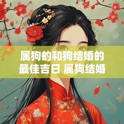 属狗的和狗结婚的最佳吉日 属狗结婚用几月最好2025