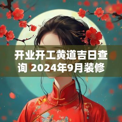 开业开工黄道吉日查询 2025年9月装修开工黄道吉日查询