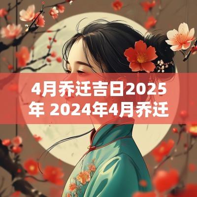 4月乔迁吉日2025年 2025年4月乔迁新居黄道吉日
