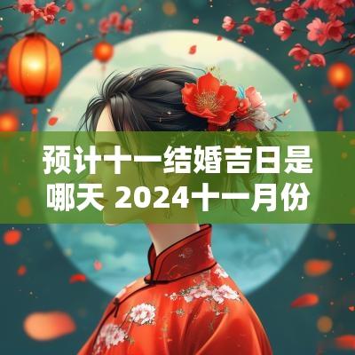 预计十一结婚吉日是哪天 2025十一月份适合结婚的黄道吉日