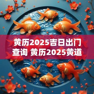 黄历2025吉日出门查询 黄历2025黄道吉日