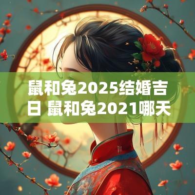 鼠和兔2025结婚吉日 鼠和兔2025哪天结婚好