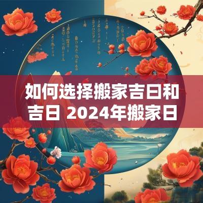 如何选择搬家吉曰和吉日 2025年搬家日子怎么选黄道吉日