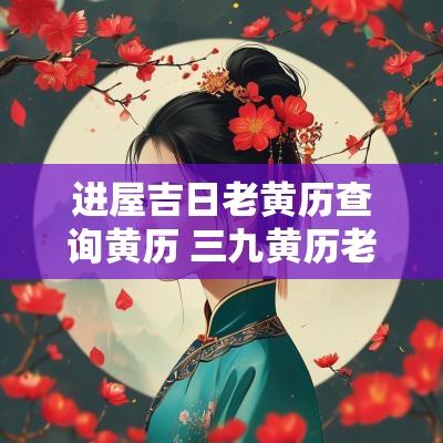 进屋吉日老黄历查询黄历 三九黄历老黄历选吉日